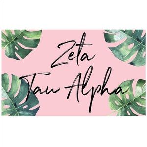 Zeta Tau Alpha tropical flag
